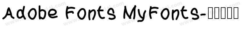 Adobe Fonts MyFonts字体转换